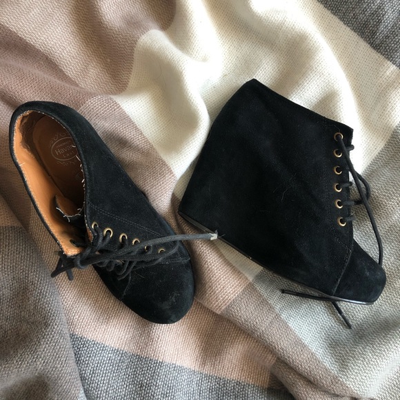 Jeffrey Campbell 99-Tie Hidden Wedge Bootie - Picture 1 of 4